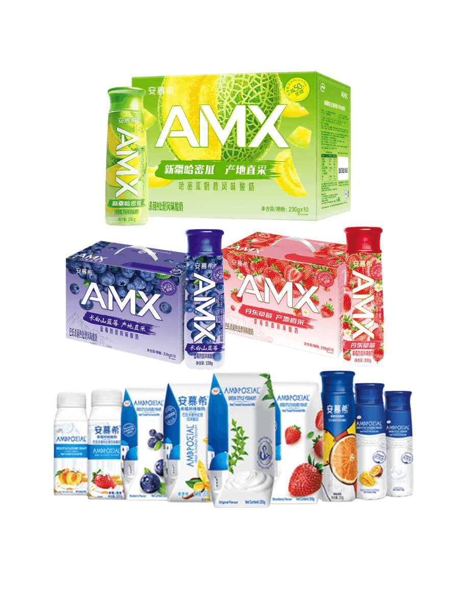 Yili Ambrosial — Greek Yogurt Drink Range